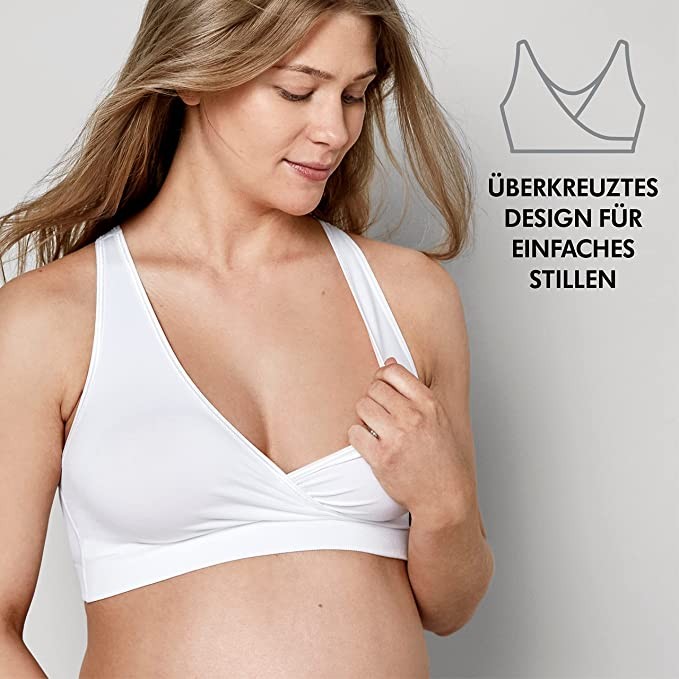 Medela Medela Keep Cool Sleep Bra | seamless maternity and nursing care bra with full back area and soft touch fabric